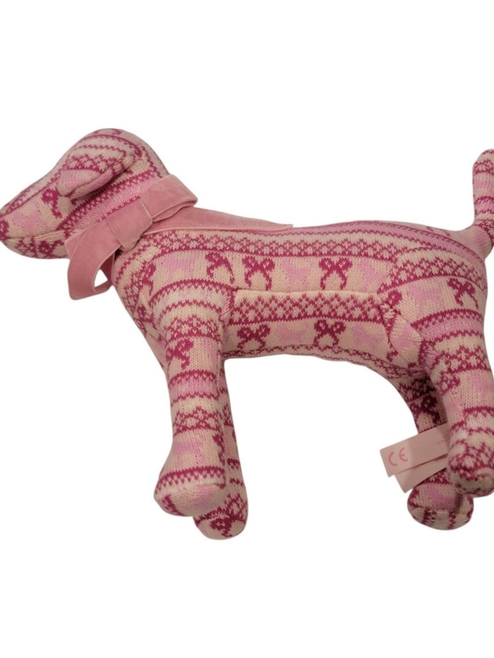 NWOT VS Pink Patterned Plush Dog Toy